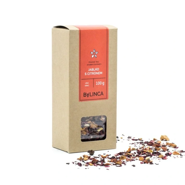 Ovocný čaj aromatizovaný: Jablko s citrónem 100g
