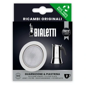 1 gumové těsnění + 1 sítko Bialetti nerezová 2