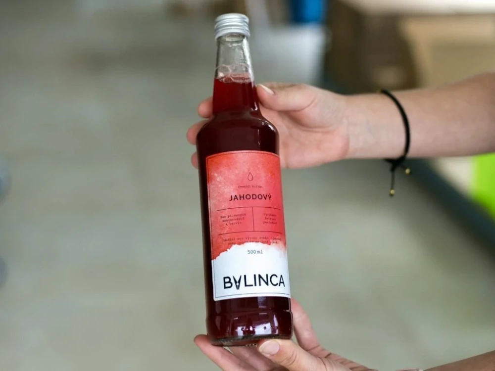 Ovocný sirup: Jahodový 500ml