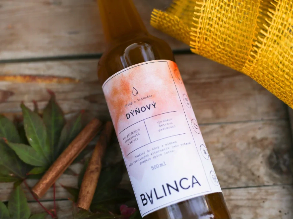Sirup s kořením: Dýňový 500ml