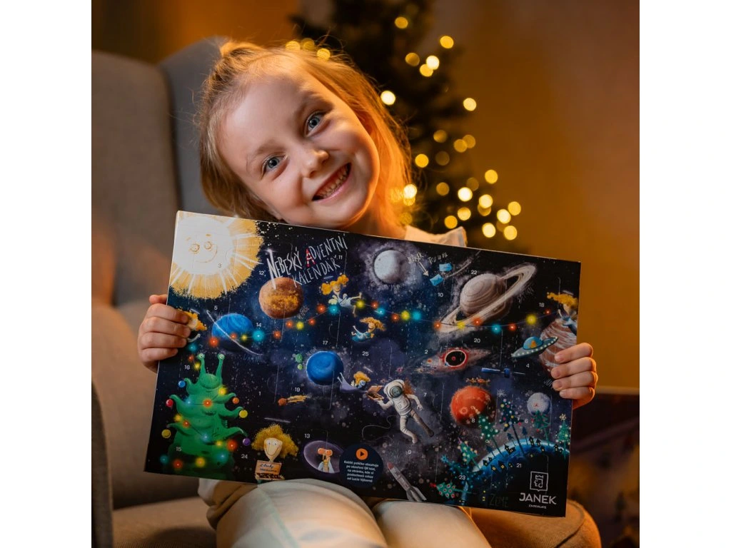 Janek - čokoládový adventní kalendář - Nebeský