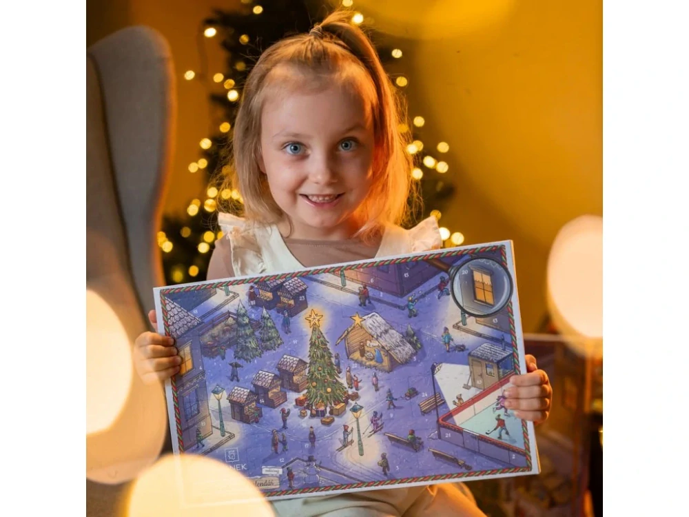 Janek - čokoládový adventní kalendář - mléčná 34%