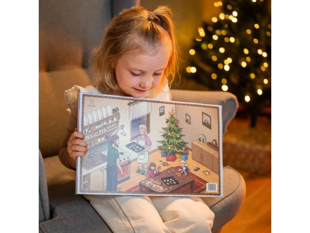 Janek - čokoládový adventní kalendář - mléčná 34%