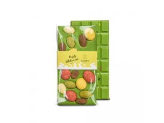 Janek - Zelená velikonoční čokoláda 31,1% s vajíčky