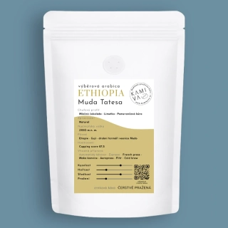 Ethiopia Muda Tatesa 250g (100g, 500g, 1000g, dóza 300g)